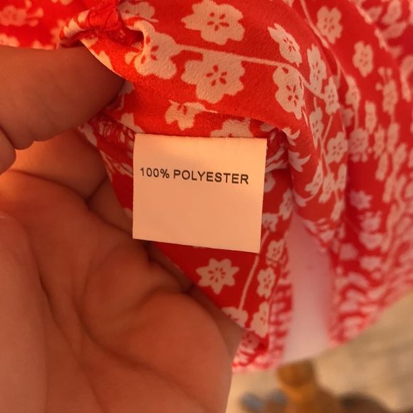 [Princess Polly] Red/White Floral Romper - Size 12 - Picture 6 of 6